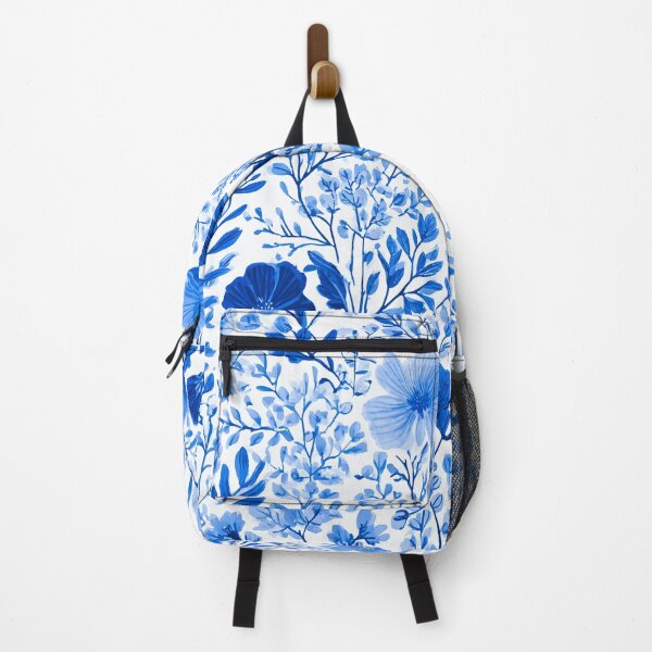 Item preview, Blue Flowers Seamless Pattern designed and sold by BonaDesignsArt.