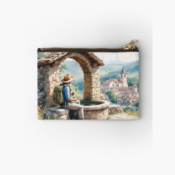 Item preview, Way of St. James, stop at the fountain designed and sold by jefboutique6150.