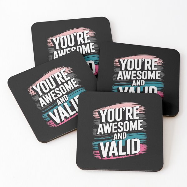 Item preview, You're Awesome And Valid Genderfluid LGBT Gender Fluid Queer designed and sold by MicanCuteStore.