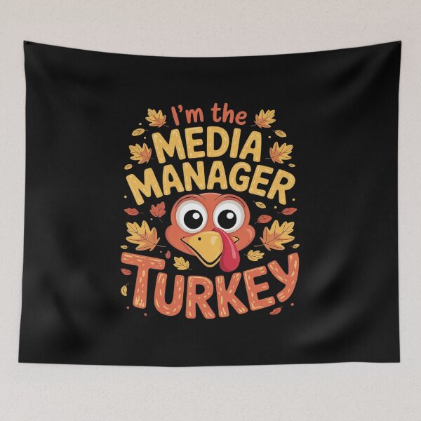 Item preview, Thanksgiving I'm The Media Manager Turkey Matching 2  designed and sold by VerseFarm.