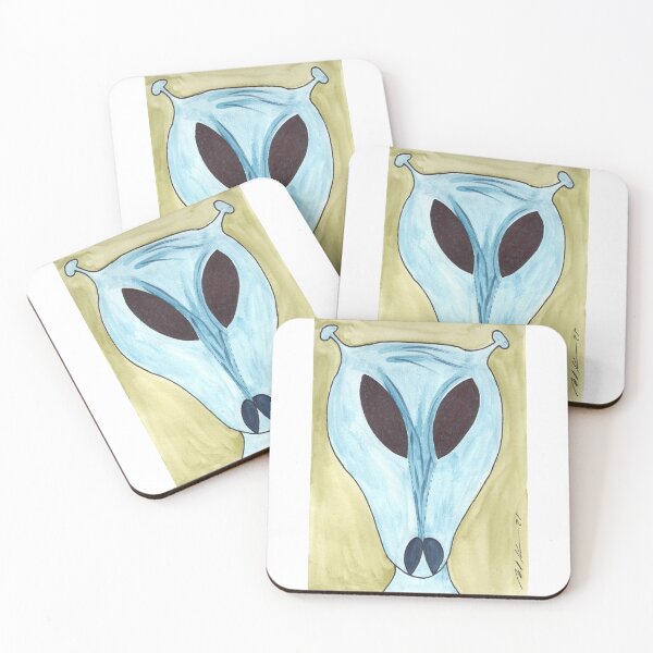 Item preview, funny Faces, Alien  designed and sold by Anke‘s Bazaar.