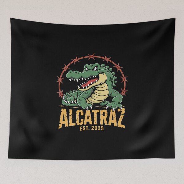 Item preview, Alcatraz 2025 Crocodile Prison Tour Souvenir Art 2  designed and sold by MicanCuteStore.