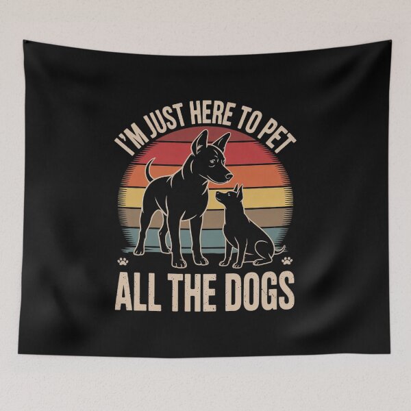 Item preview, Life Goal Pet All The Dogs Funny Dog Lover 5  designed and sold by RsFilsingerArt.