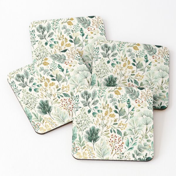 Item preview, Delicate Botanical Seamless Pattern designed and sold by BonaDesignsArt.