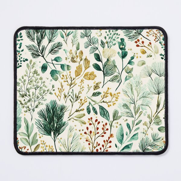 Item preview, Delicate Botanical Seamless Pattern designed and sold by BonaDesignsArt.