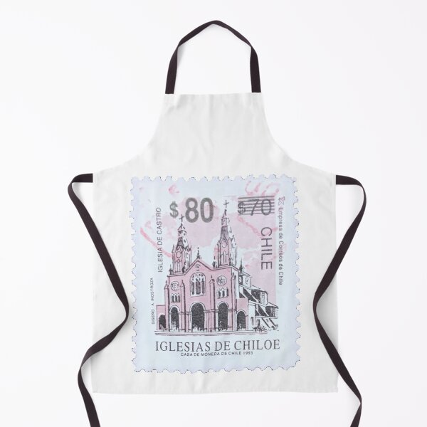 Item preview, Vintage Chile Cathedral Pink Postage Stamp designed and sold by red-amber65.