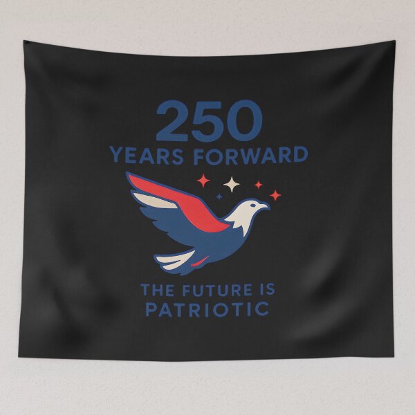 Item preview,  250 Years Forward: Future Is Patriotic Modern Eagle Art designed and sold by elynne9.
