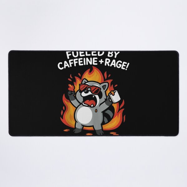 Item preview, Fueled By Caffeine And Rage designed and sold by Marbleroad.