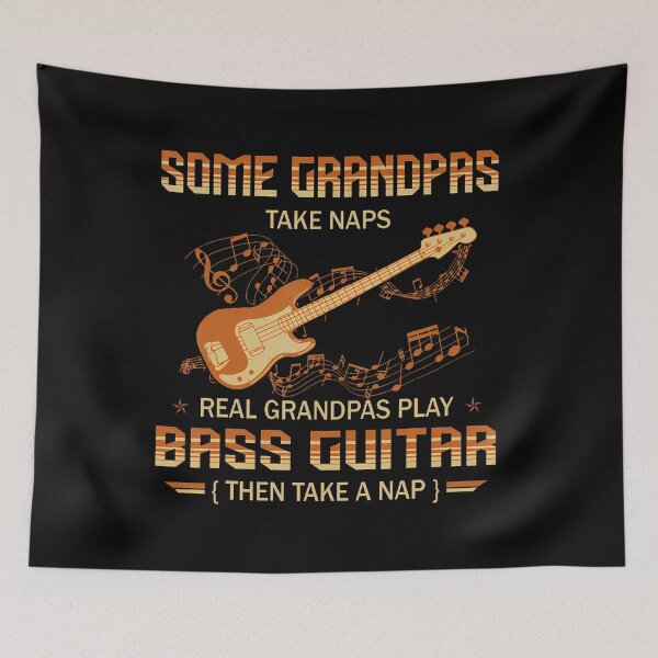 Item preview, Some Grandpas Take Naps Real Grandpas Play Bass Guitar designed and sold by CharlotteTerri.