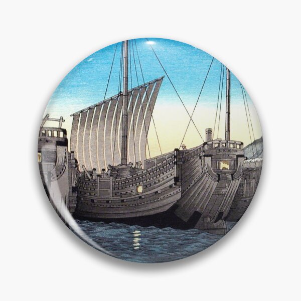 Item preview, Docked Ships at Dusk designed and sold by MINE Design-Works.