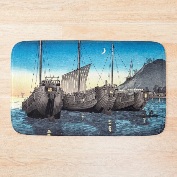 Item preview, Docked Ships at Dusk designed and sold by MINE Design-Works.