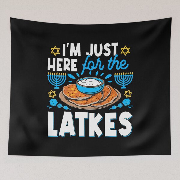 Item preview, Hanukkah Im Just Here For The Latkes Chanukah Hanukkah designed and sold by JoannMinndy.