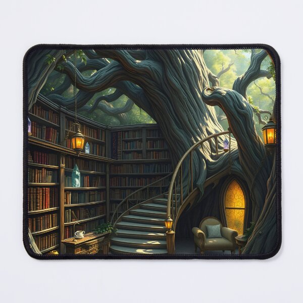 Item preview, Library Nestled Within The Branches designed and sold by Wiss2Arts.