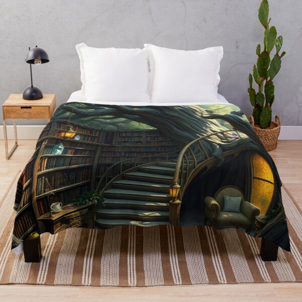 Item preview, Library Nestled Within The Branches designed and sold by Wiss2Arts.