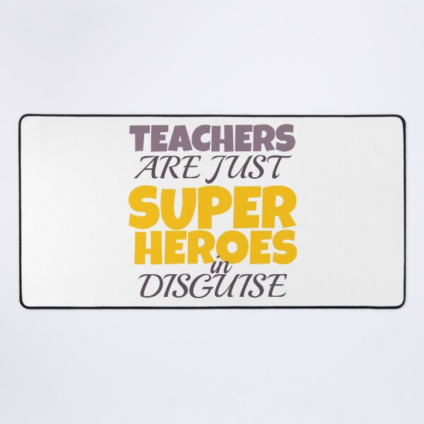 Item preview, Teachers are just super heroes in disguise designed and sold by Think4Prints.