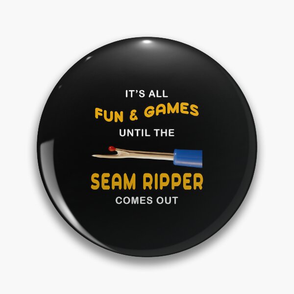 Item preview, Sewing Quilting Seam Ripper Humor designed and sold by ChelseaEula.
