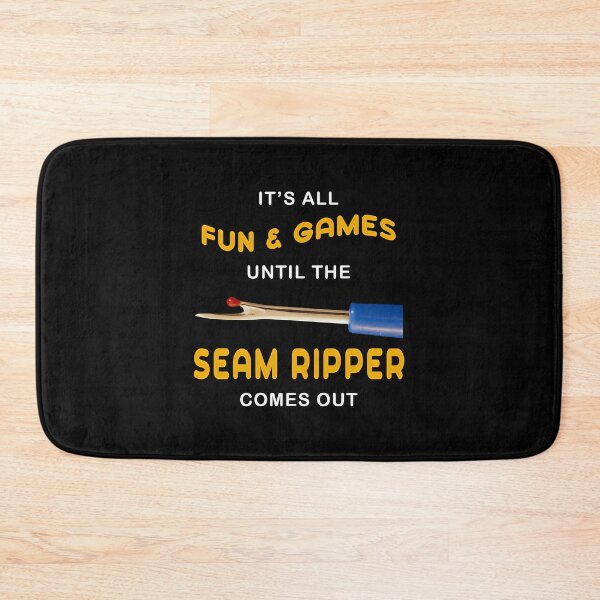Item preview, Sewing Quilting Seam Ripper Humor designed and sold by ChelseaEula.