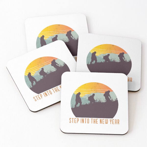 Item preview, Step Into The New Year - Hiking designed and sold by TalkTee Me.