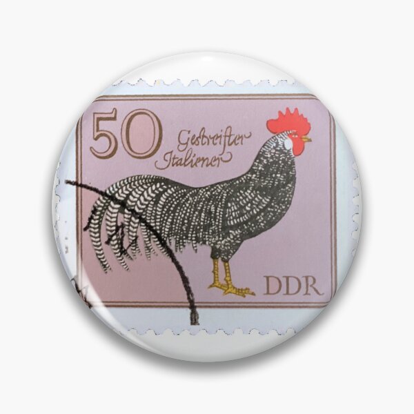 Item preview, East German Cockerel Vintage Postage Stamp designed and sold by red-amber65.