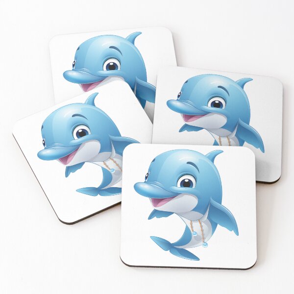 Item preview, Necklaced Dolphin Art designed and sold by New-School-Wave.