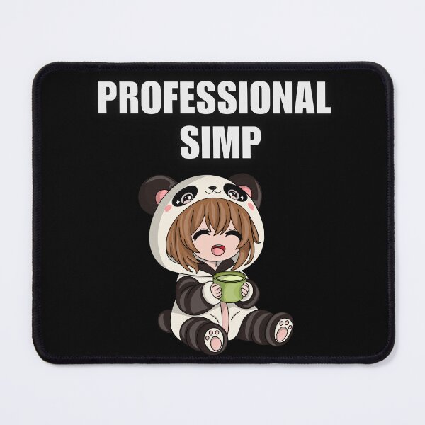 Item preview, Professional Simp Panda Hoodie Chibi Waifu Holding Coffee Mug T-Shirt 2025 designed and sold by AnimalMemeHub.