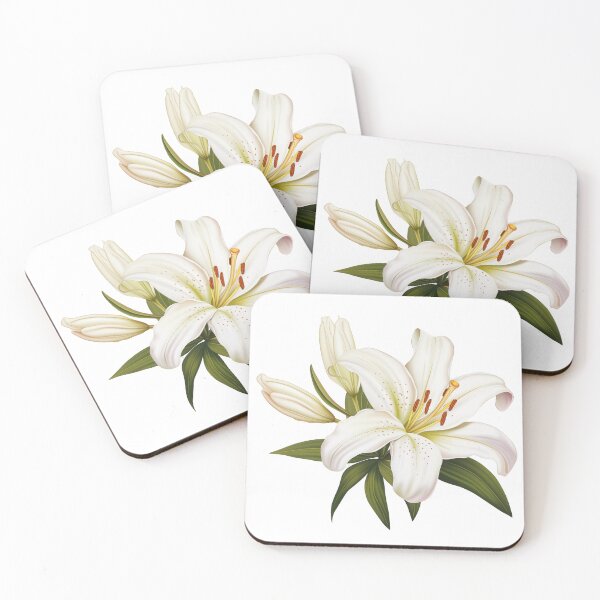 Item preview, White Lily Bouquet designed and sold by New-School-Wave.