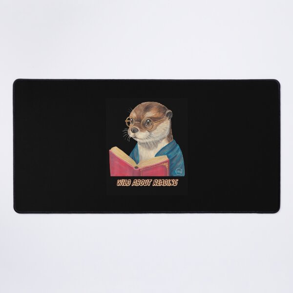 Item preview, Wild About Reading Otter Wearing Glasses Design designed and sold by JoannMinndy.
