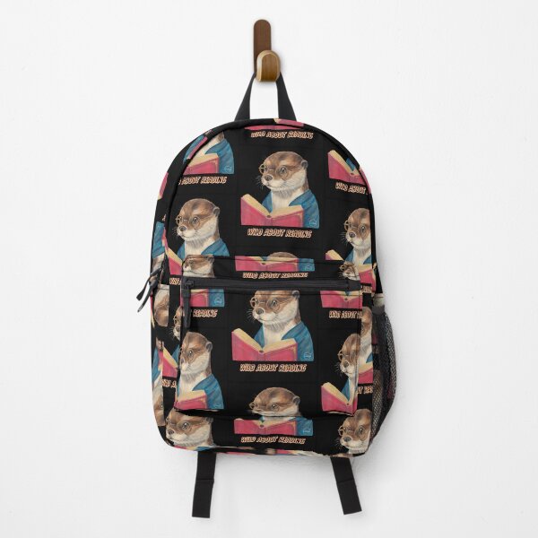 Item preview, Wild About Reading Otter Wearing Glasses Design designed and sold by JoannMinndy.