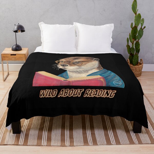 Item preview, Wild About Reading Otter Wearing Glasses Design designed and sold by JoannMinndy.