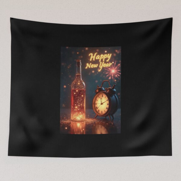 Item preview, Golden Happy New Year designed and sold by OhmAuraArt.