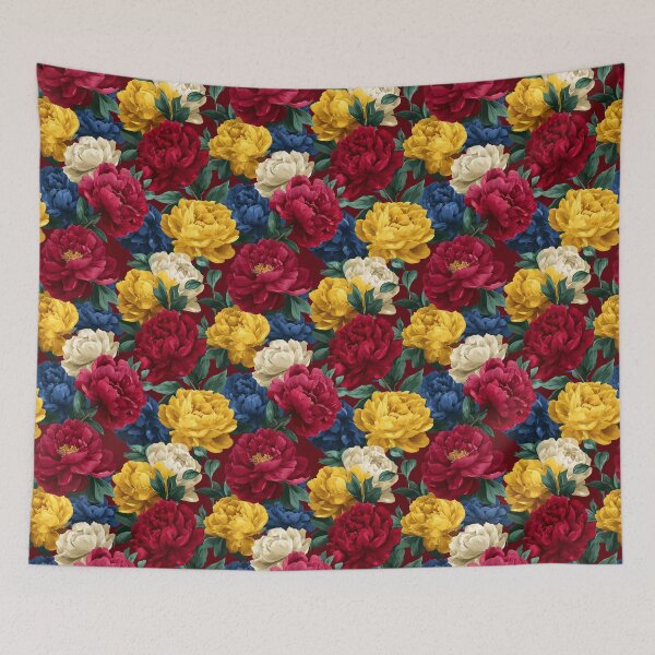 Item preview, Classic Whimsical Peonies Flower For Rustic Charm designed and sold by RoyalStarsPatts.