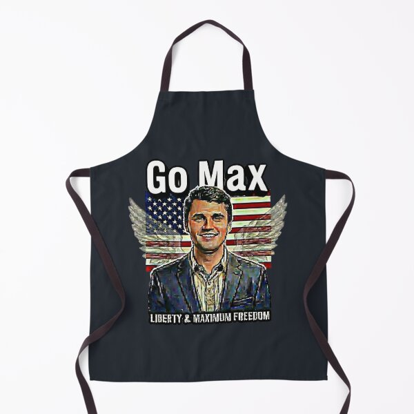 Item preview, Go Max: Charlie Kirk Political Statement – Liberty & Maximum Freedom - Navy Suit - Black edition designed and sold by Miss Cutie Designs.