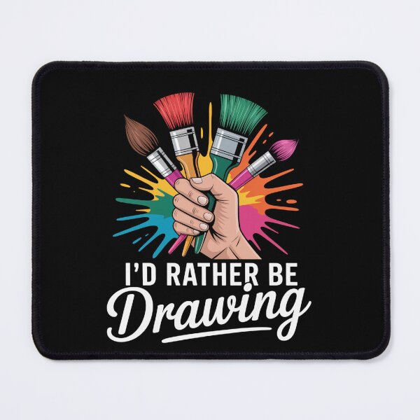 Item preview, I’d rather be drawing designed and sold by Elenasriveras.