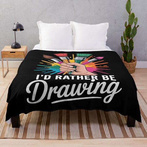 Item preview, I’d rather be drawing designed and sold by Elenasriveras.