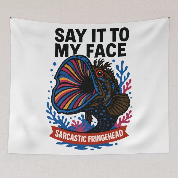 Item preview, Bold Sarcastic Fringehead Art designed and sold by WildlifeInc.