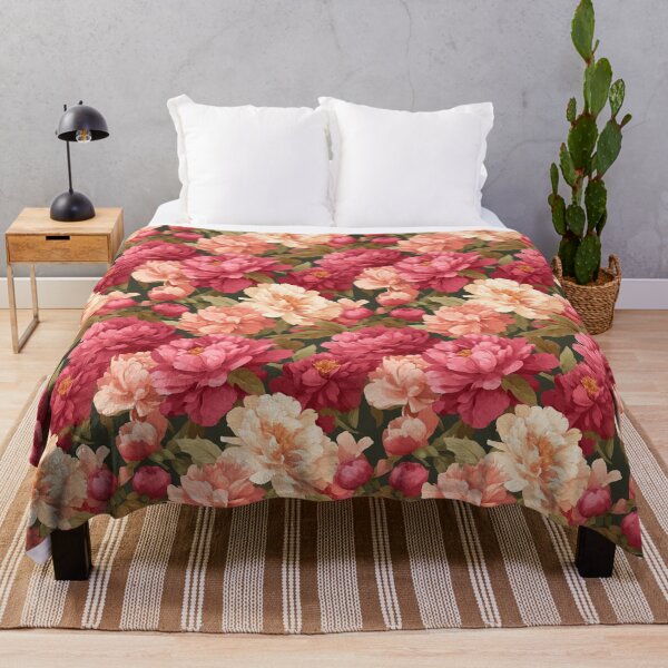 Item preview, Chic Whimsical Peonies Flower For Sunny Interiors designed and sold by RoyalStarsPatts.