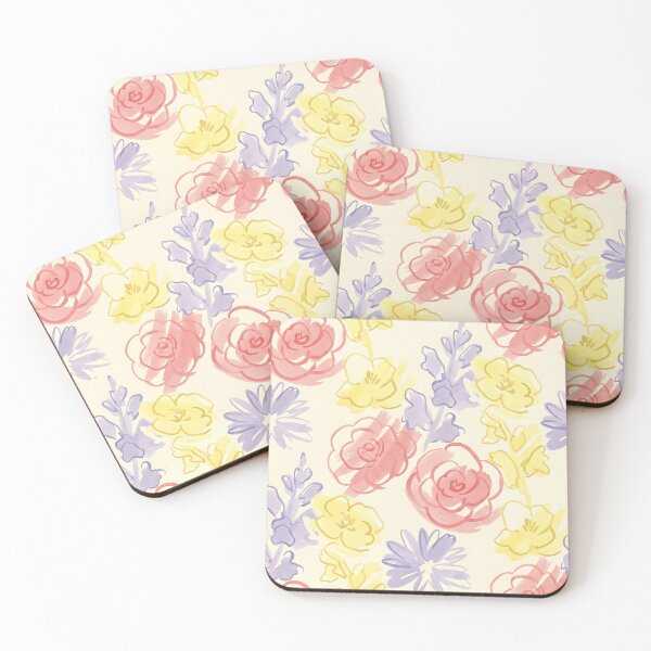 Item preview, Sketchy Watercolor Floral Abstract Pattern designed and sold by Animepic222.