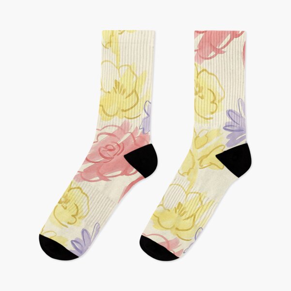 Item preview, Sketchy Watercolor Floral Abstract Pattern designed and sold by Animepic222.
