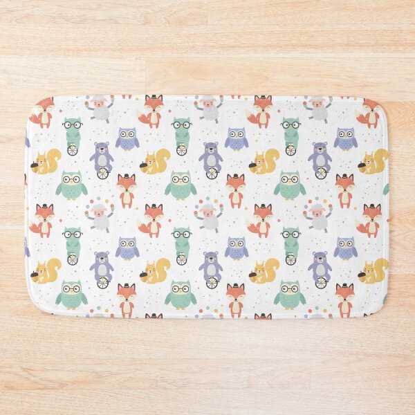 Item preview, Cute Circus Forest Animals Pattern designed and sold by dreephic22.