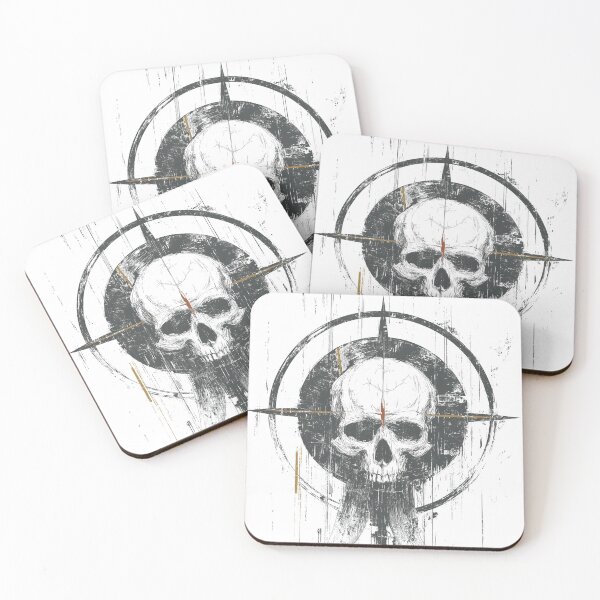 Item preview, Occult Horned Skull Target Symbol Grunge Graphic designed and sold by Shoot-The-Moon.