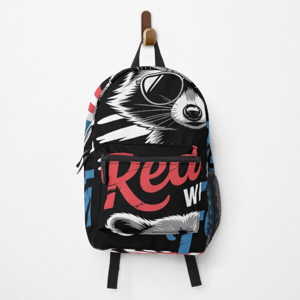 Item preview, Red White And Feral Racoon 4Th Of July designed and sold by johnertullio.
