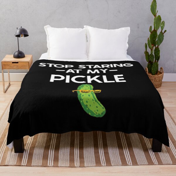 Item preview, Stop Staring At My Pickle Funny Cucumber Food Lover Pickles designed and sold by RebeccaCelia.