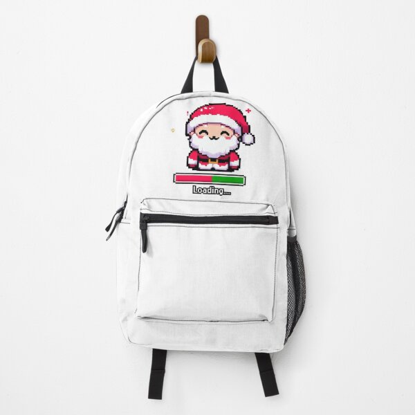 Item preview, Pixel Santa Loading – Cute Gamer Christmas designed and sold by MelocotonDreams.