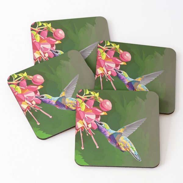 Item preview, Hummingbird and Fuchsia designed and sold by tomorrowsart.