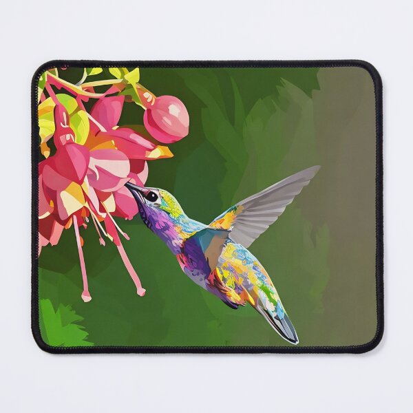 Item preview, Hummingbird and Fuchsia designed and sold by tomorrowsart.
