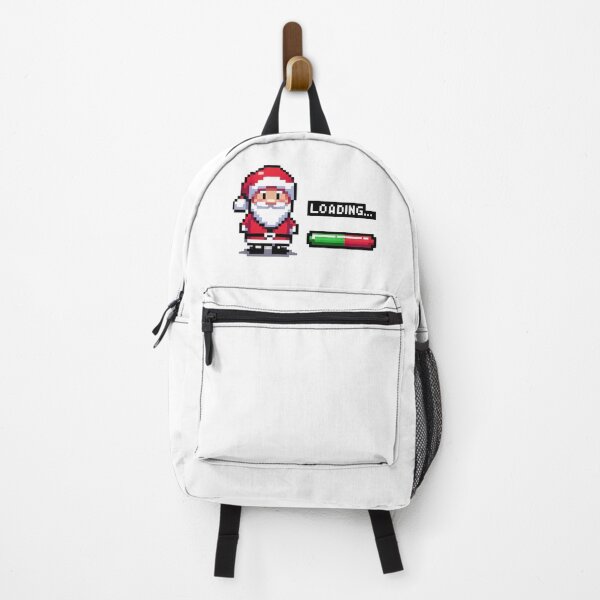 Item preview, Pixel Santa Loading – Cute Gamer Christmas designed and sold by MelocotonDreams.