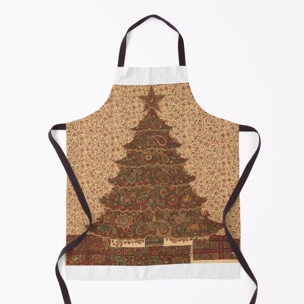Item preview, Kalamkari-Inspired Festive Christmas Tree designed and sold by digisetumedia.
