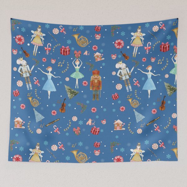 Item preview, Nutcracker Ballet | Magical Winter Ballet Pattern – Fairy, Princess & Dancers Seamless designed and sold by flexxtees.