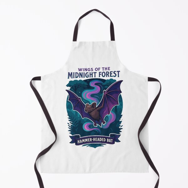 Item preview, Wings of the Midnight Forest – Hammer-Headed Bat Art designed and sold by WildlifeInc.