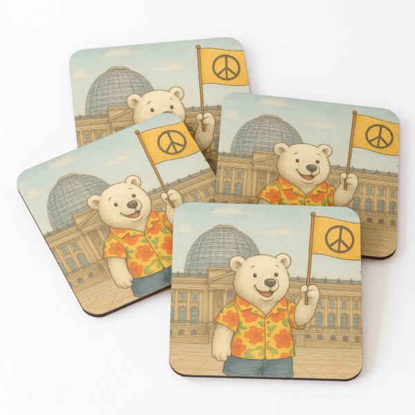 Item preview, small polar bear in front of the Berlin Reichstag designed and sold by Mauswohn.
